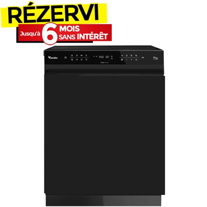 Lave Vaisselle CONDOR 16 Couverts CLV-LUX16B - Noir