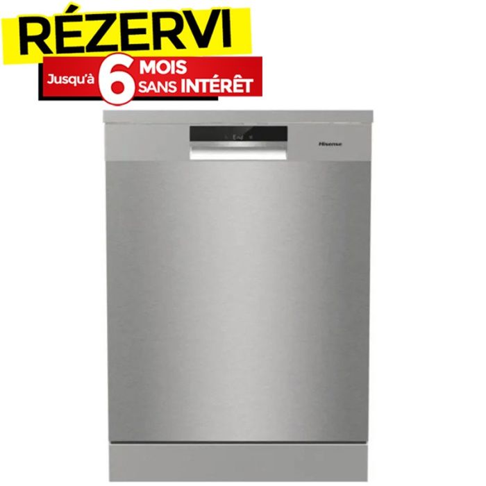 Lave Vaisselle HISENSE 13 Couverts HS622E91X - Silver