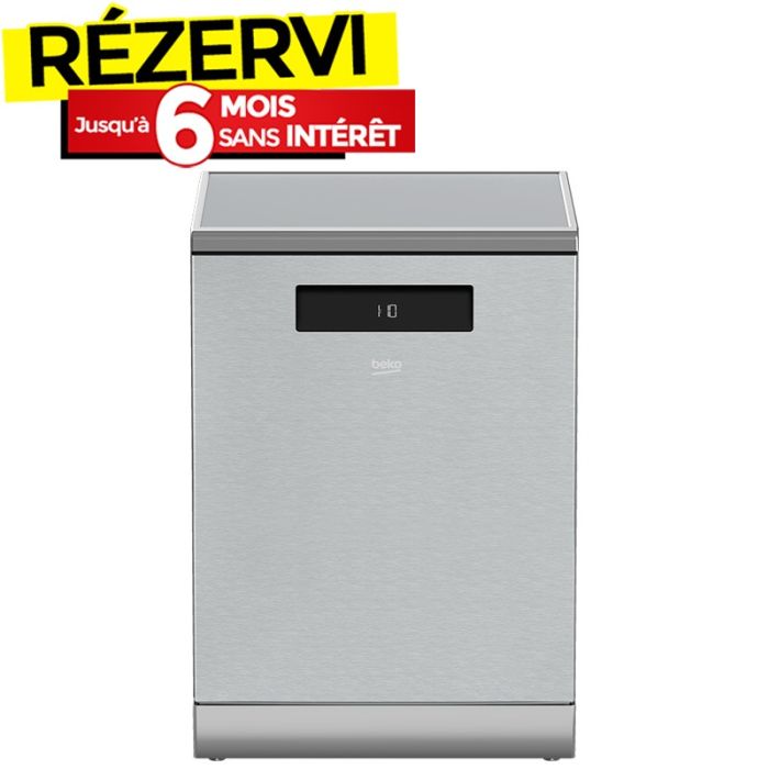 Lave Vaisselle Inverter BEKO BDEN48522X 15 Couverts - Inox