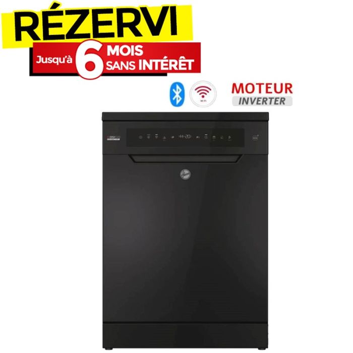Lave Vaisselle Inverter HOOVER HF6C4F0B 16 Couverts – Noir