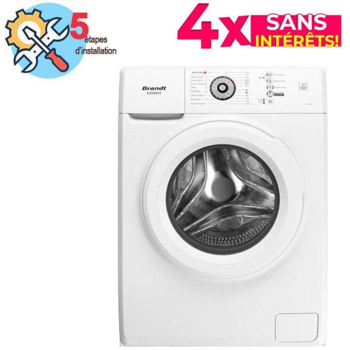 Lave linge Frontal BRANDT BAL72WW 7kg - Blanc