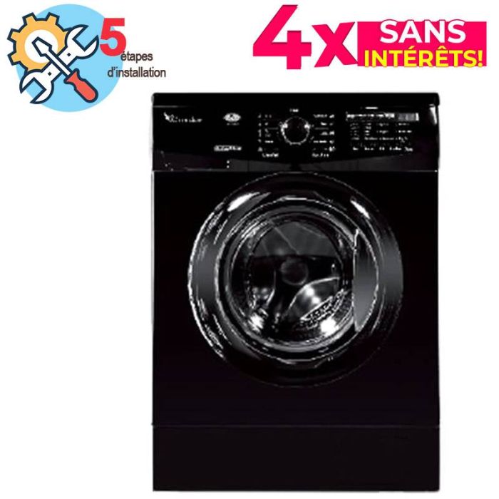 Lave linge Frontal CONDOR CON-F812DB 8Kg - Noir