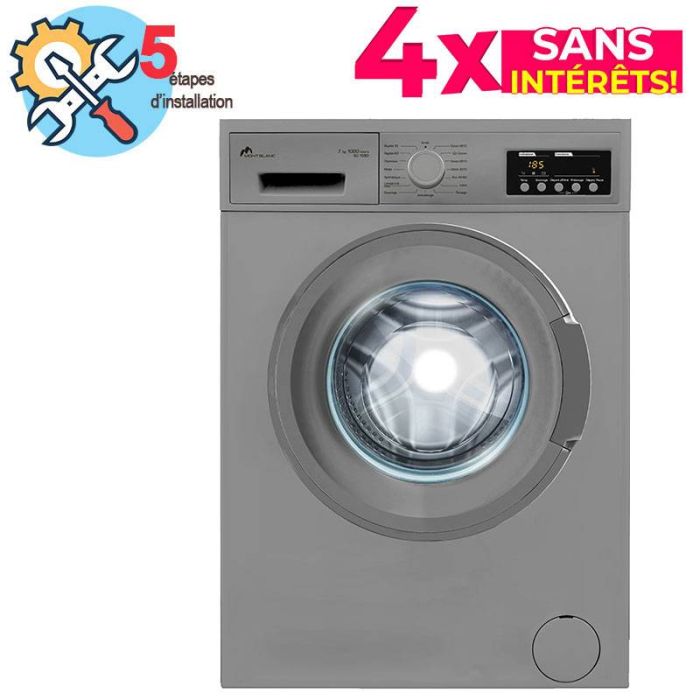 Lave Linge Frontal MONTBLANC SU1050 7kg - Gris