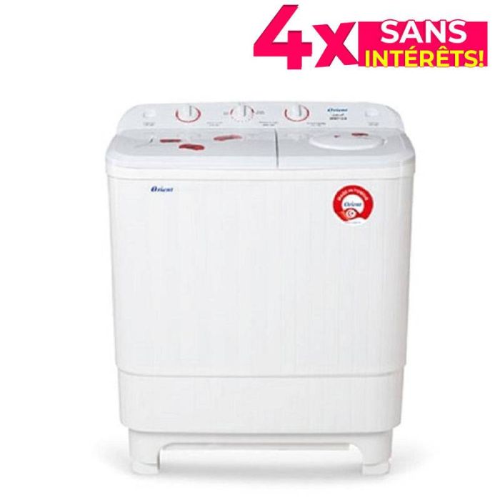 Lave Linge Semi-Automatique ORIENT XPB1-12-8 11Kg - Blanc