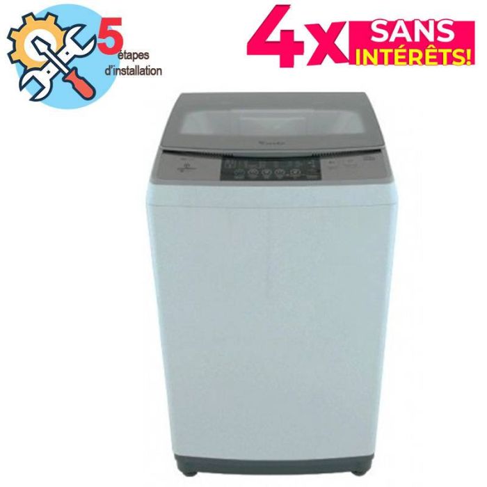 Lave Linge Top CONDOR WL10-MS35G 10.5 kg - Silver