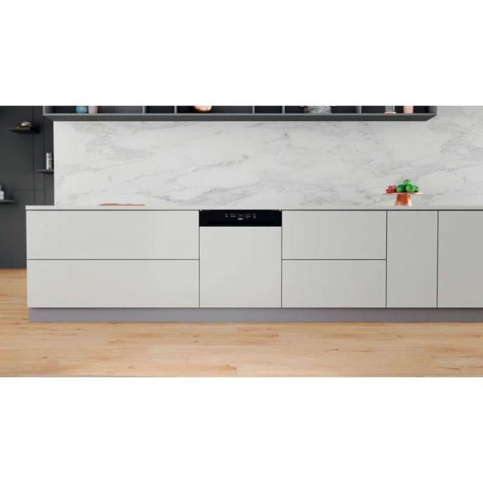 Lave Vaisselle Semi-Encastrable WHIRLPOOL WBC3C26B 14 Couverts - Inox