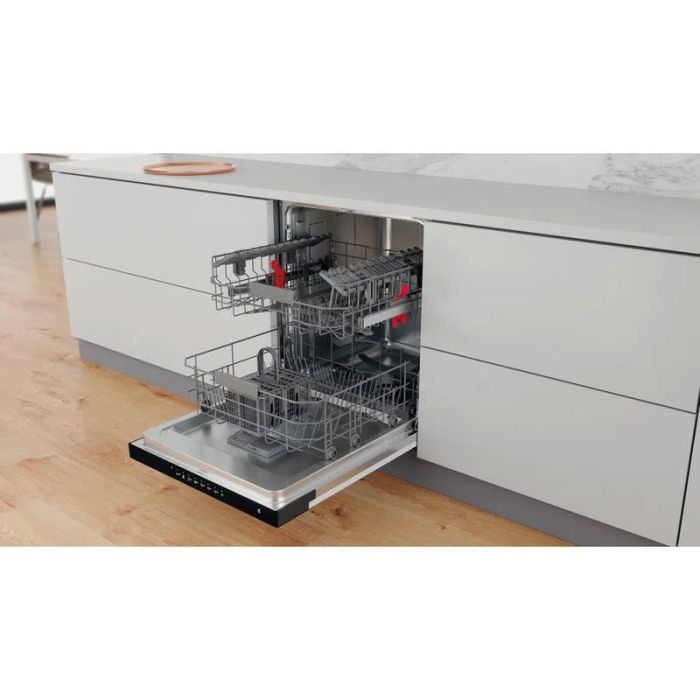 Lave Vaisselle Semi-Encastrable WHIRLPOOL WBC3C26B 14 Couverts - Inox