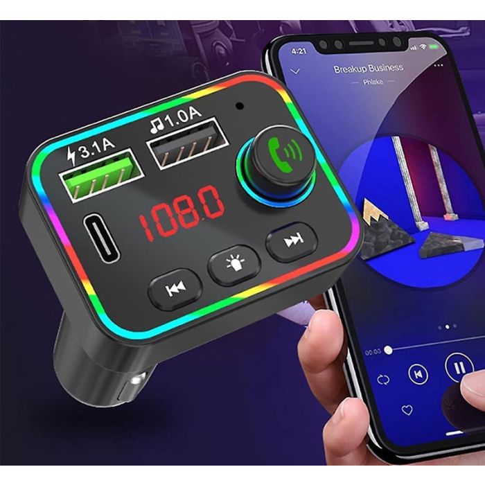 Lecteur De Musique MP3 Transmetteur H8 Bluetooth Pour Voiture 