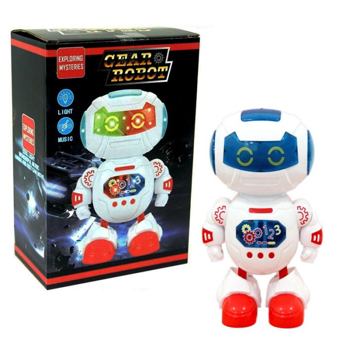 Robot Intelligent Pour Enfants - Blanc & Rouge