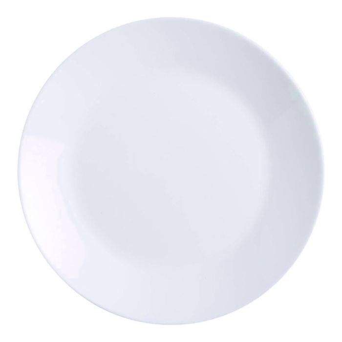 Lot De 6 Assiettes Plates LUMINARC Zelie 25 cm - Blanc