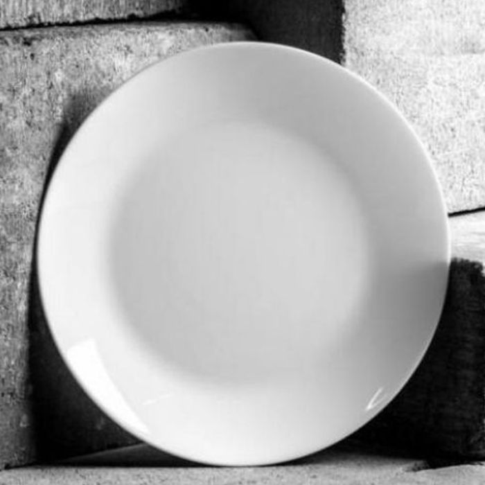 Lot De 6 Assiettes Plates LUMINARC Zelie 25 cm - Blanc