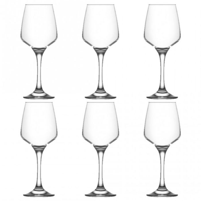 Lot De 6 Coupes Avec Pied LAV MIS571F 40cl Verre - Transparent