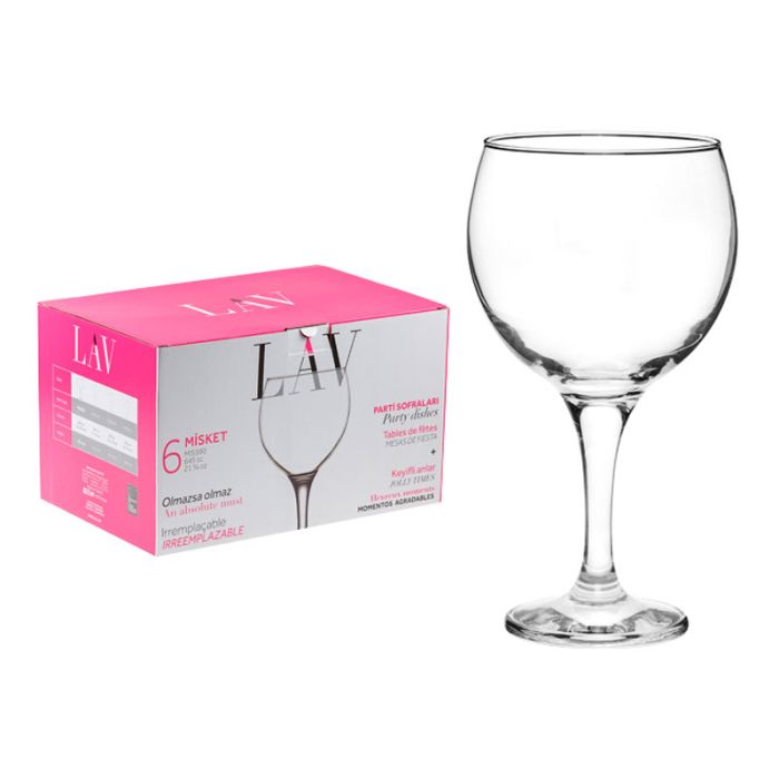 Verres Glace Cocktail Lot De 6 Coupes à Glace LAV Destina - 285 Ml - Verres à Cocktail Et Dessert - Verre Résistant Verres Dessert Transparents Verres Glace Cocktail Lot De 6 Coupes à Glace LAV Destina - 285 Ml - Verres à Cocktail Et Dessert - Verre Résistant Verres Dessert Transparents