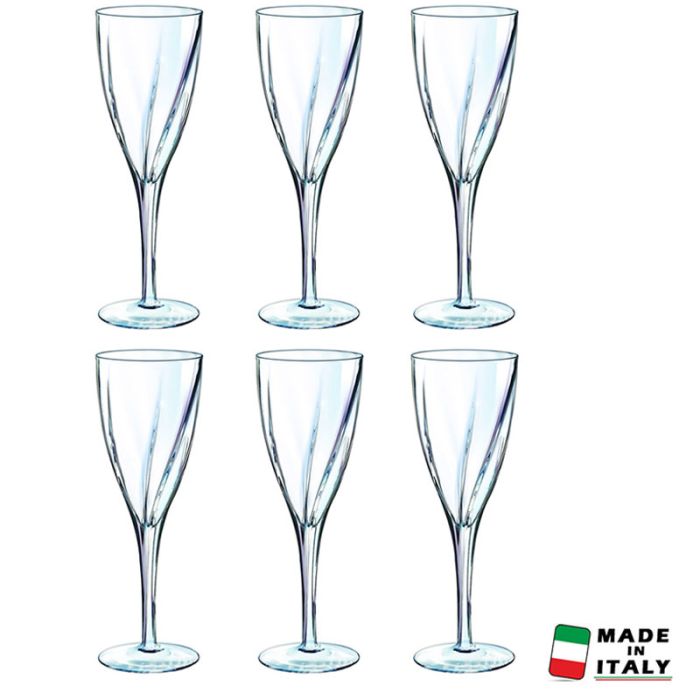 Lot De 6 Verres A Pied CRISTAL D'ARQUE Elixir 17 cl