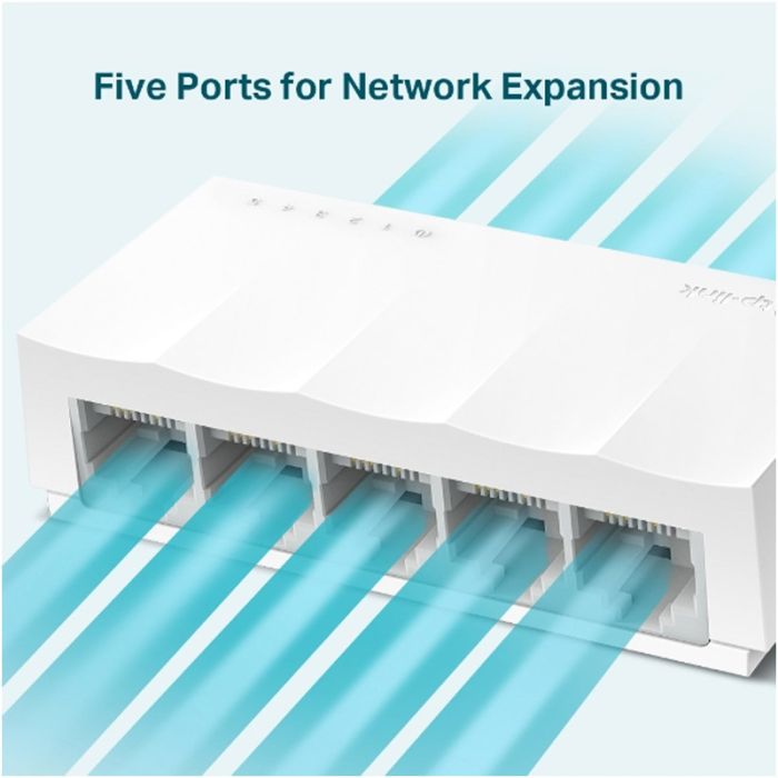 Switch TP-LINK LS-1005  5 ports 10/100 Mbps - Blanc