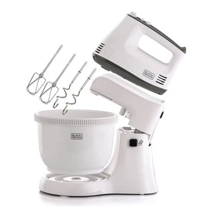 Batteur avec Bol BLACK & DECKER M700-B5 300W - Blanc