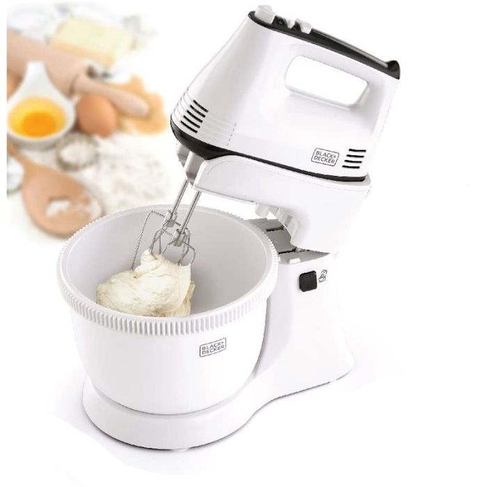 Batteur avec Bol BLACK & DECKER M700-B5 300W - Blanc