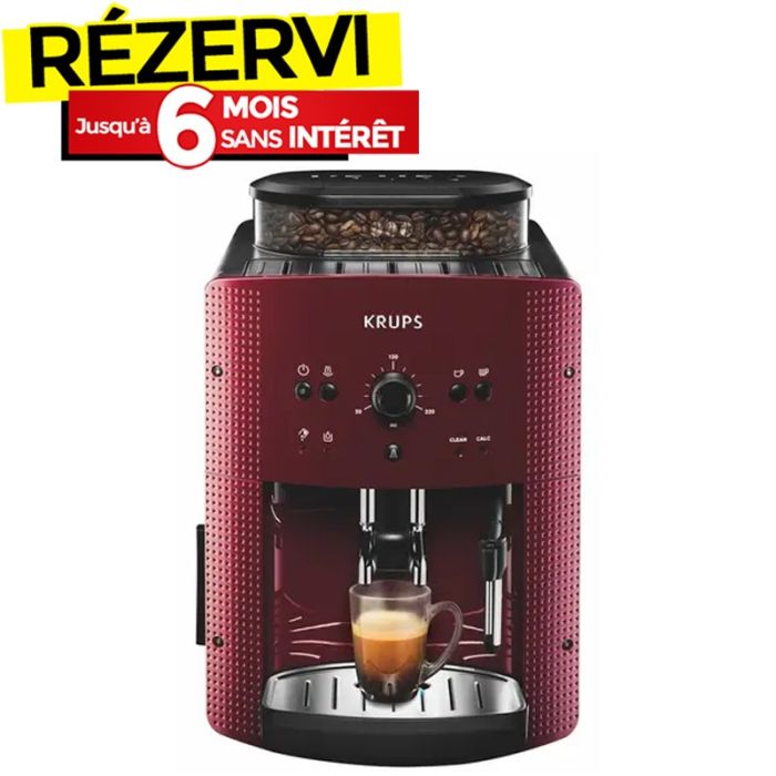 Machine à Café Expresso KRUPS EA810770 1.7L - Rouge
