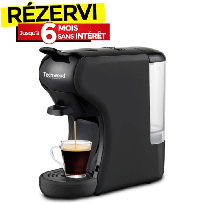 Machine à Café Expresso TECHWOOD TCA-196N 1450W - Noir