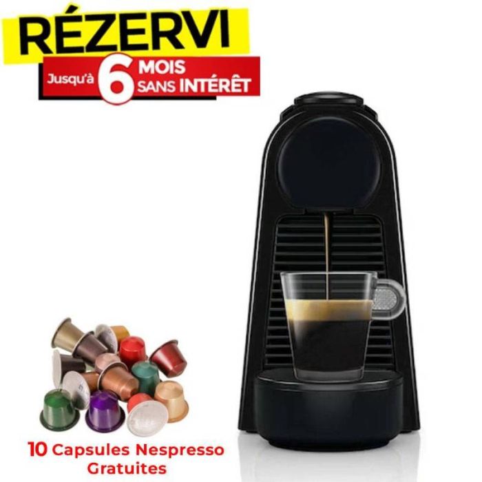 Machine à Café NESPRESSO Essenza Mini D30 0.6L- Noir
