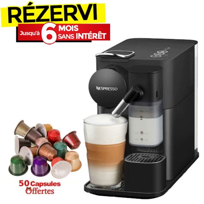 Machine à Café NESPRESSO Lattissima One - Noir