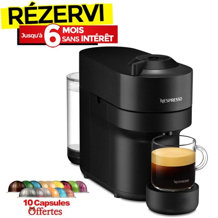 Machine à Café NESPRESSO Vertuo Pop 0.6L - Noir