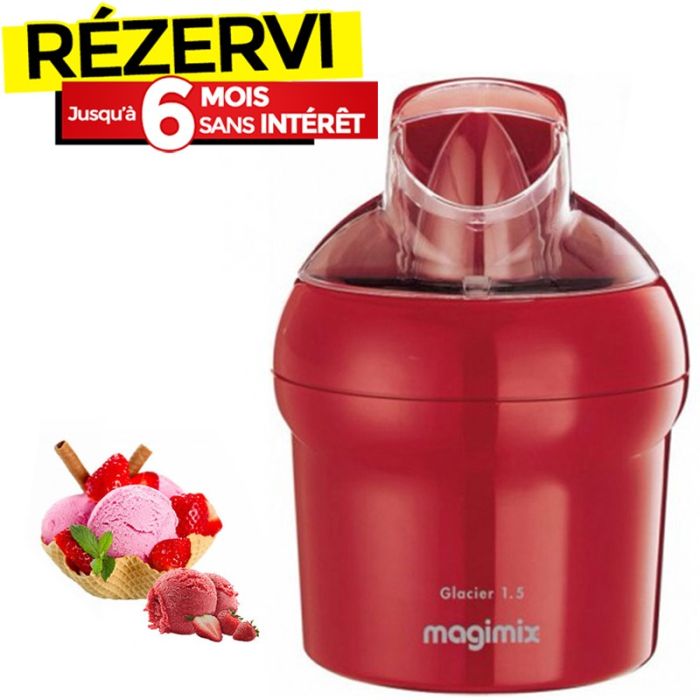 Machine à Glace MAGIMIX 11669 1.5L - Rouge