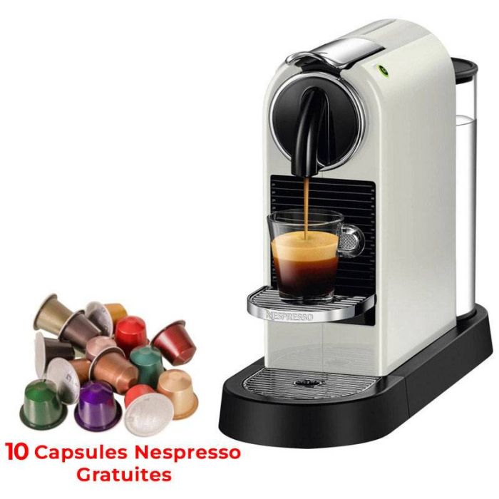 Machine à Café NESPRESSO Citiz D113 1L - Blanc