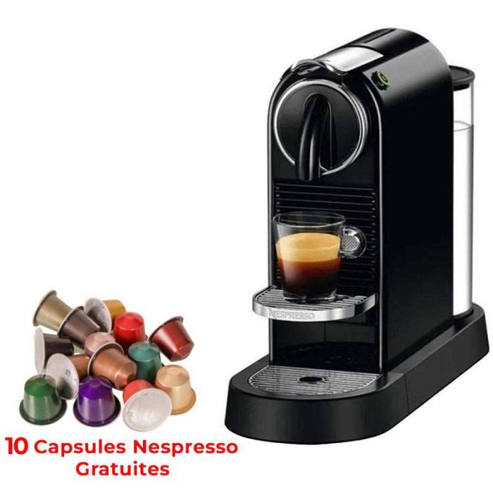 Machine à Café NESPRESSO Citiz D113 1L - Noir