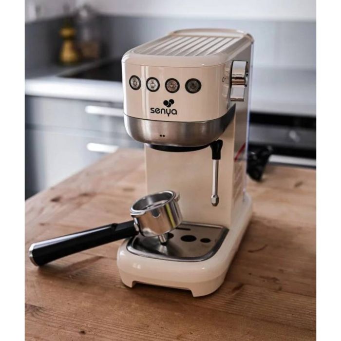 Machine à Café SENYA Expresso 1.1 L 1350W - Blanc