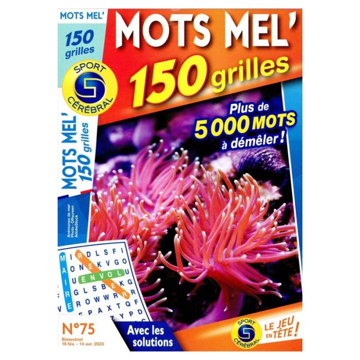 Magazine Sport Cérébral Mots Mel' 150 grilles