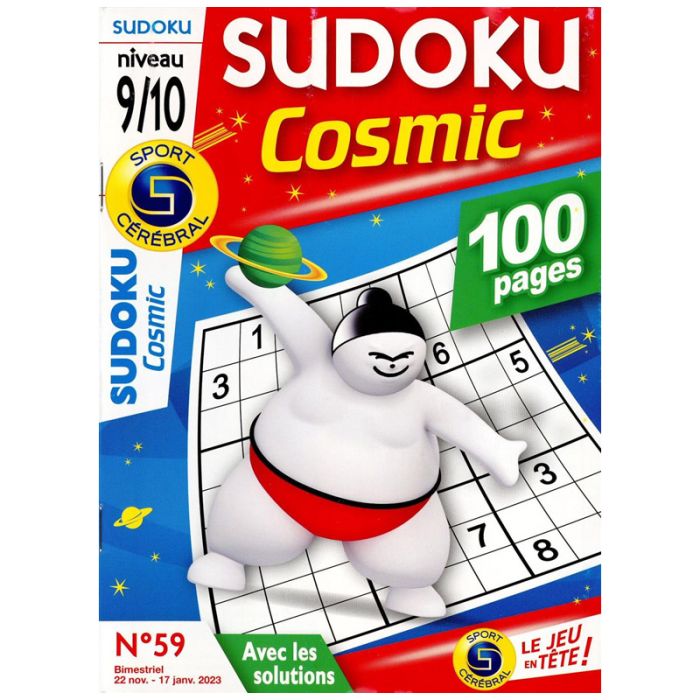 Magazine Sport Cérébral Sudouku Cosmic 