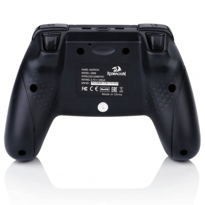 Manette de Jeu Sans Fil REDRAGON HARROW G808 - Noir