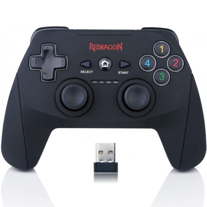 Manette de Jeu Sans Fil REDRAGON HARROW G808 - Noir