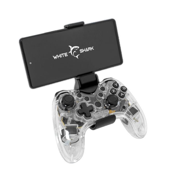 Manette de Jeu Sans Fil WHITE SHARK LEGION GPW-8039 PS4 - Transparent