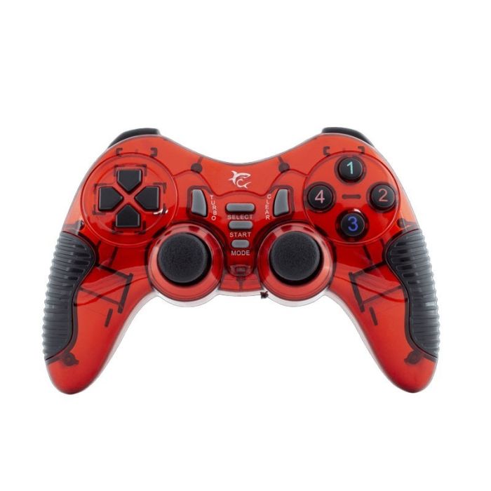 Manette de Jeu Sans Fil WHITE SHARK PHANTEON PC-PS2-PS3 - Rouge