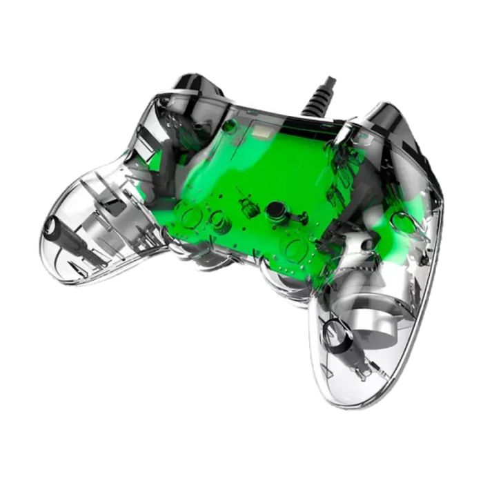 Manette Gamer Filaire NACON Controller Lumineux PS4 - Vert& Transparent 