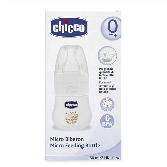 Micro Biberon CHICCO Blanc - 60ml