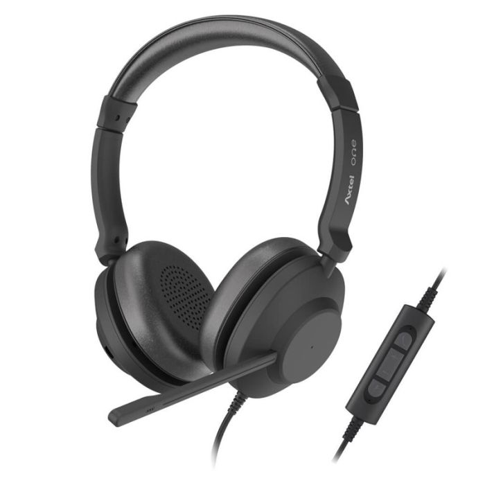 Micro Casque Filaire AXTEL ONE DUO USB - Noir