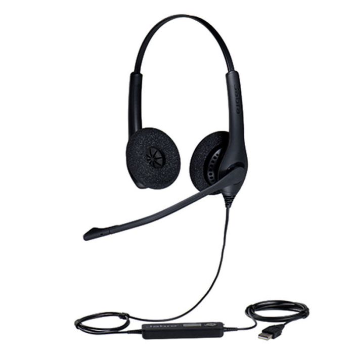 Micro Casque Filaire JABRA 1500 USB DUO Antibruit - Noir 