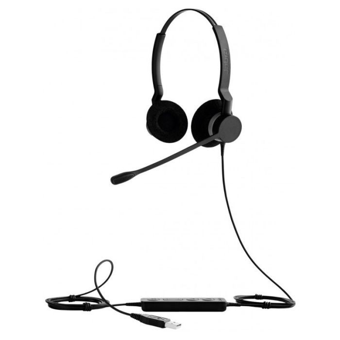 Micro Casque Filaire JABRA BIZ 2300 DUO Antibruit - Noir 