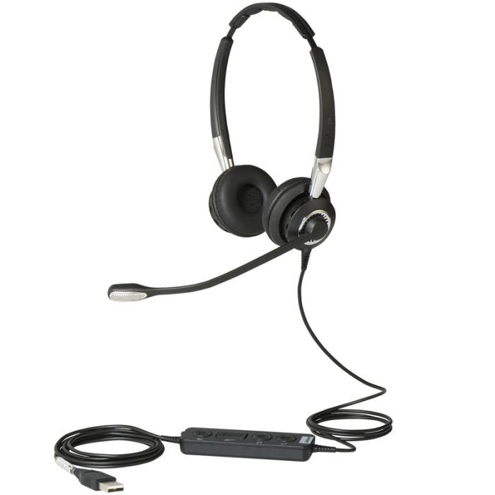 Micro Casque Filaire JABRA BIZ 2400 II MS USB DUO - Noir  