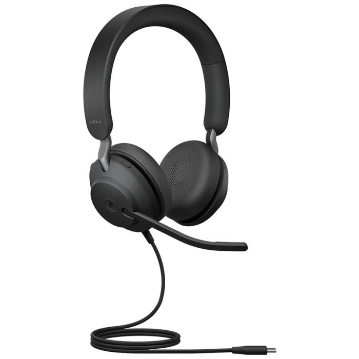 Micro Casque Filaire JABRA EVOLVE2 40 SE DUO MS-USB-A - Noir  