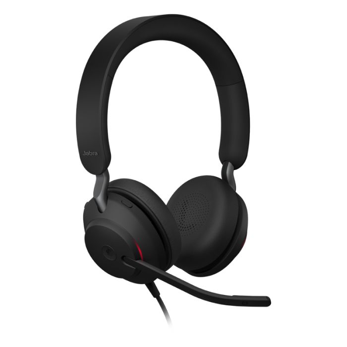 Micro Casque Filaire JABRA EVOLVE2 40 SE DUO MS-USB-A - Noir  