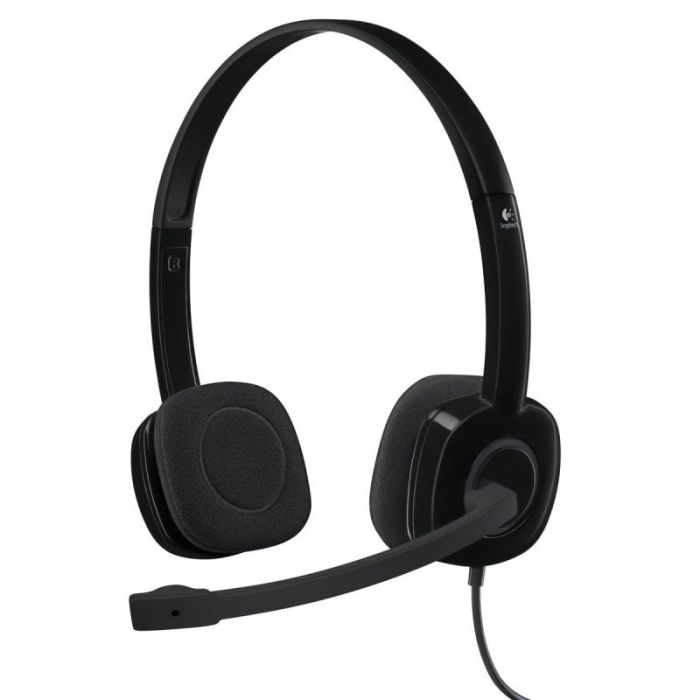 Micro Casque Filaire LOGITECH Stéréo H151 - Noir