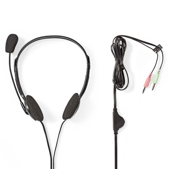 Micro Casque Filaire NEDIS CHST100BK - Noir