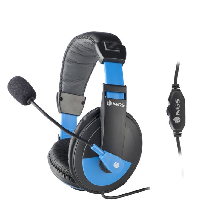 Micro Casque Filaire NGS MX9 PRO - Noir&Bleu