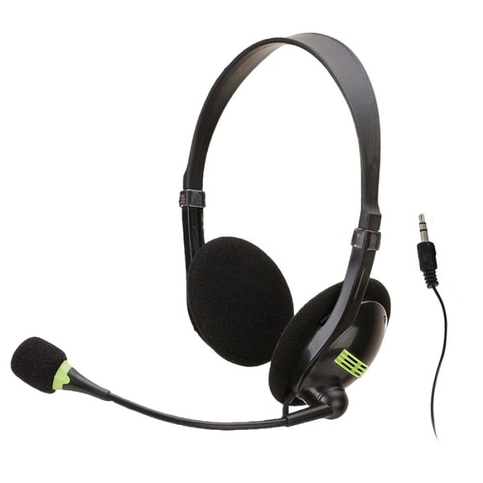 Micro Casque Filaire OH-106 Avec câble Jack - Noir