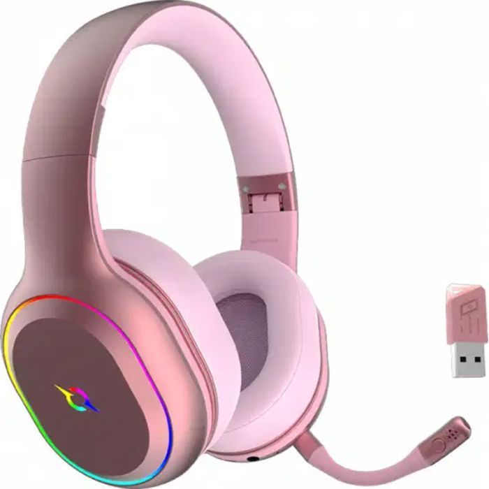 Micro Casque Gamer AQIRYS LYRA Double mode - Rose