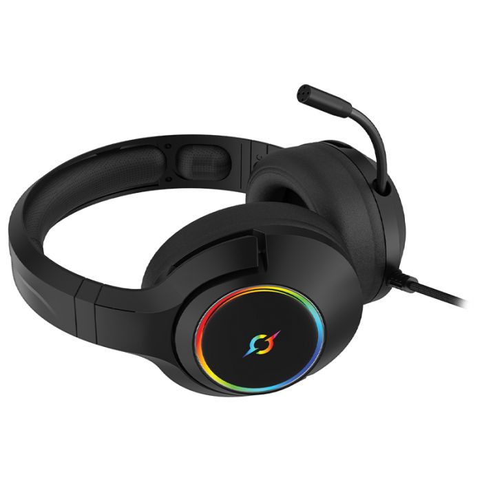 Micro Casque Gamer Filaire AQIRYS VEGA RGB - Noir